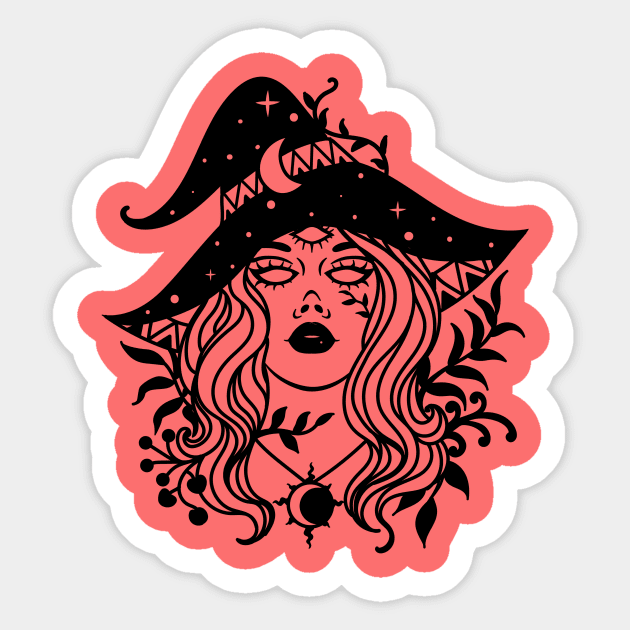 Pretty Witch Sticker by Texas Bloomin’